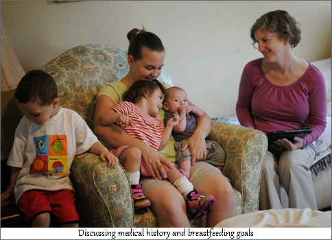 We help you meet your own breastfeeding goals